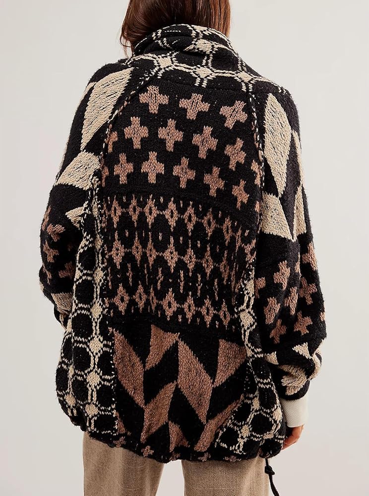 Amazon.com: ABYOVRT Women Cardigan Sweater Shawl Collar